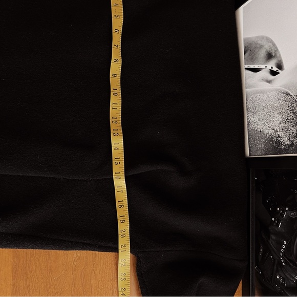 BLACK DROP SLEEVE STRUCTURED ZARA SWEATER TOP #0328 - Picture 5 of 8